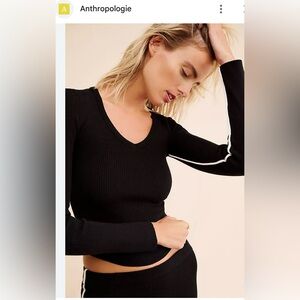 Anthropologie 4th & Reckless Reina Ribbed Sweater